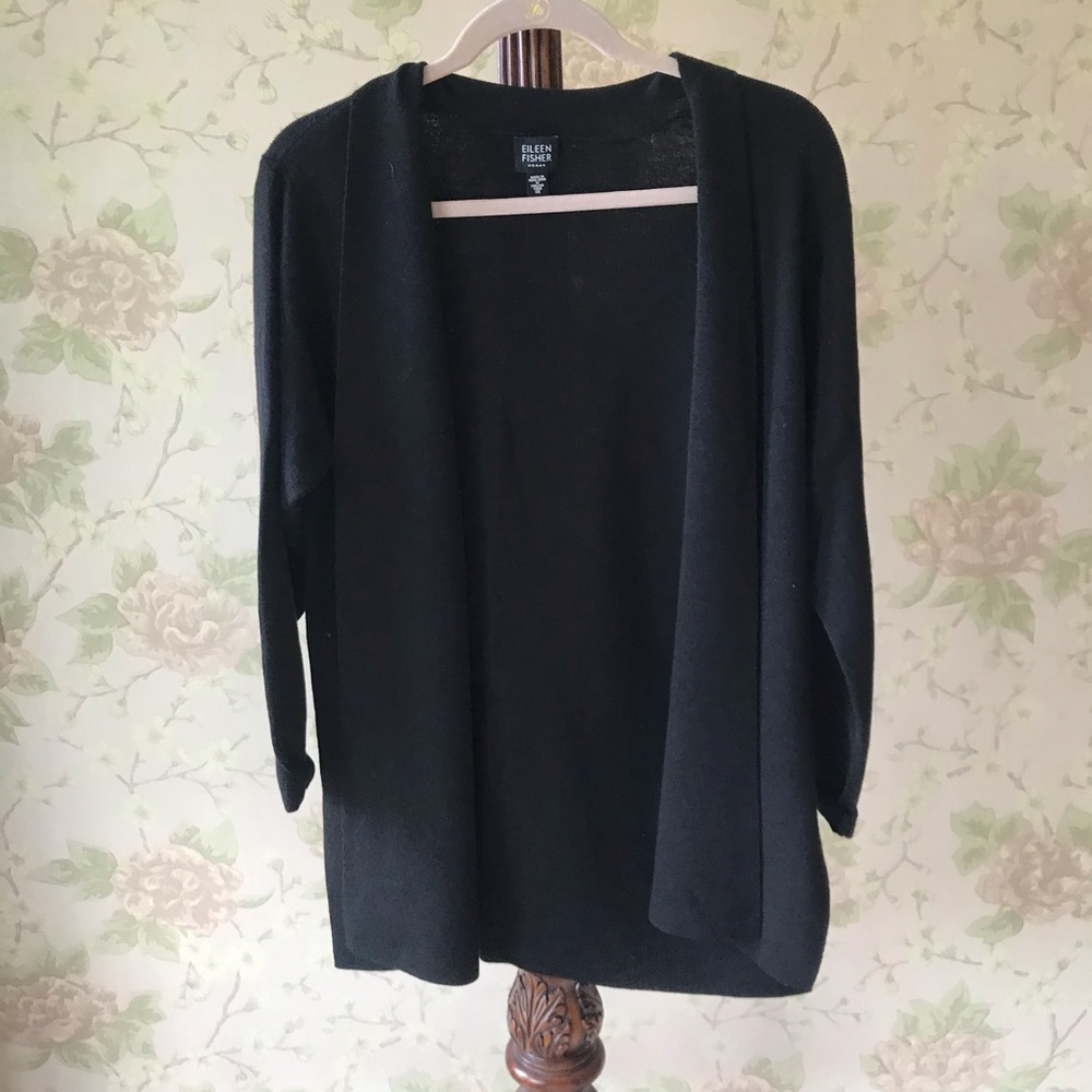 Black Eileen Fisher Sweater Set
